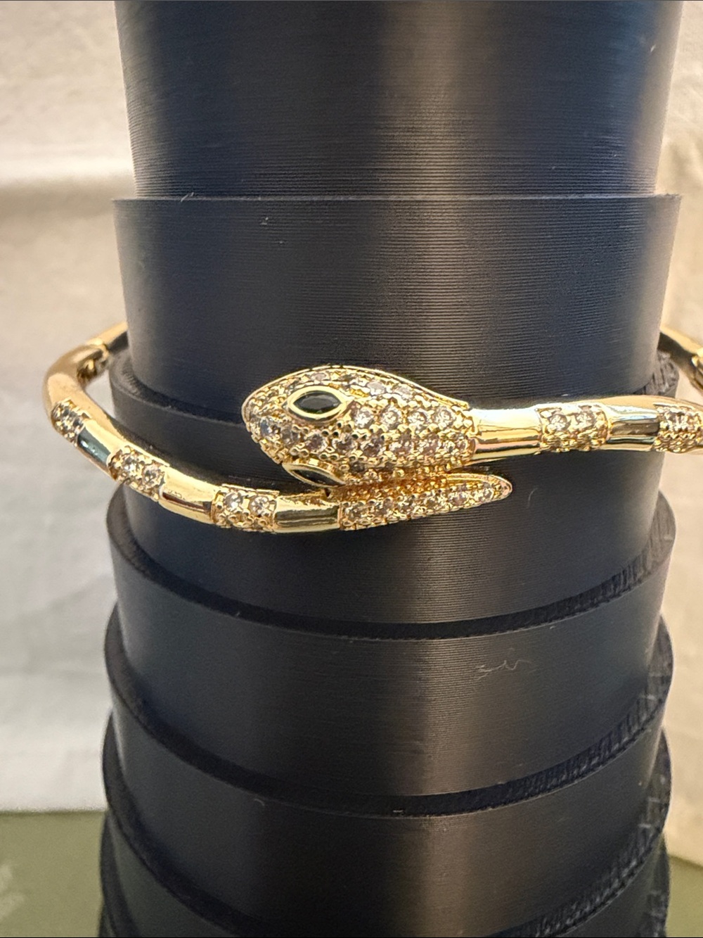 Gold Snake Bracelet Bangle - Elegant Reptile-Inspired Jewelry New